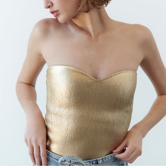 Zara Knit Bustier Top - Picture 8 of 8